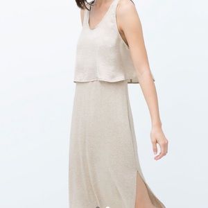 Zara double layer dress